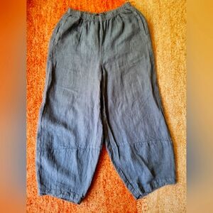 Cut Loose Solid Linen Lantern Pants